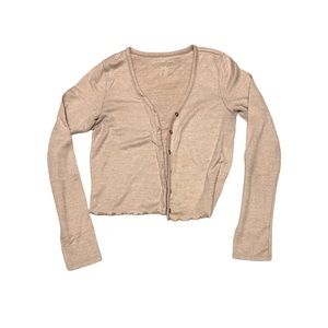 Dusty pink cropped sweater